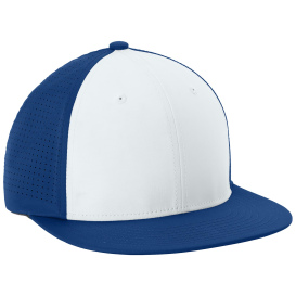 Sport-Tek STC64 Pro-Cut Stretch-Tek Cap - White/True Royal/True Royal
