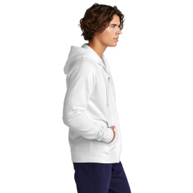 Sport-Tek STF201 Drive Fleece Hooded Full-Zip - White