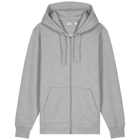 Stanley/Stella SXU005 Unisex Cultivator 2.0 Full-Zip Hooded Sweatshirt - Heather Gray