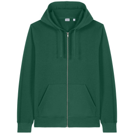 Stanley/Stella SXU011 Unisex Mixer Full-Zip Hooded Sweatshirt - Bottle Green