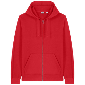 Stanley/Stella SXU011 Unisex Mixer Full-Zip Hooded Sweatshirt - Red