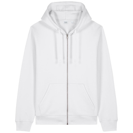 Stanley/Stella SXU011 Unisex Mixer Full-Zip Hooded Sweatshirt - White