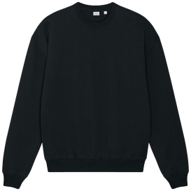 Stanley/Stella SXU029 Unisex Ledger Dry Crewneck Sweatshirt - Black