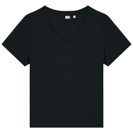 Stanley/Stella SXW032 Ladies Stella Isla V-Neck Tee - Black