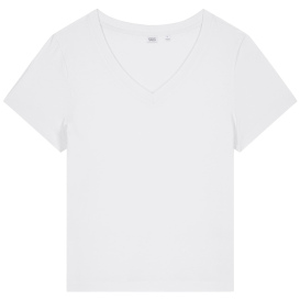 Stanley/Stella SXW032 Ladies Stella Isla V-Neck Tee - White
