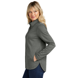 TravisMathew TM1LD001 Ladies Coveside Full-Zip - Dark Grey Heather