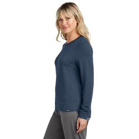 TravisMathew TM1LD003 Ladies Long Weekend Crew - Blue Nights Heather