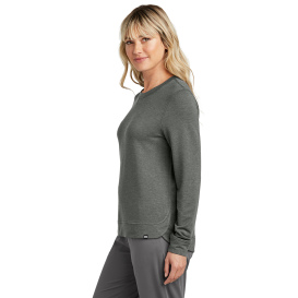 TravisMathew TM1LD003 Ladies Long Weekend Crew - Dark Grey Heather