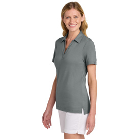TravisMathew TM1LF071 Ladies Glenview Solid Polo - Quiet Shade Gray