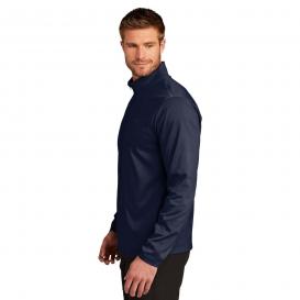 TravisMathew TM1MU422 Surfside Full-Zip Jacket - Vintage Indigo/Black