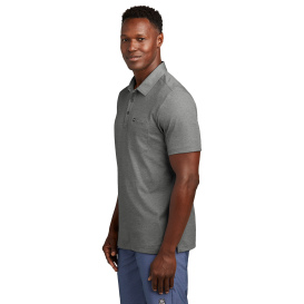 TravisMathew TM1MY404 Oceanside Heather Pocket Polo - Quiet Shade Grey Heather