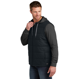 TravisMathew TM1MZ336 Tides Up Hooded Jacket - Black/Black Heather