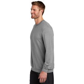TravisMathew TM1MZ342 Long Weekend Crew - Light Grey Heather
