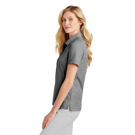 TravisMathew TM1WW002 Ladies Oceanside Heather Polo - Quiet Shade Grey Heather