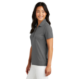 TravisMathew TM1WX002 Ladies Coto Performance Polo - Quiet Shade Grey/Black