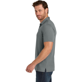 TravisMathew TMA41461 Glenview Solid Polo Shirt - Quiet Shade Gray