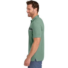 TravisMathew TMA41462 Glenview Stripe Polo Shirt - Laurel Green