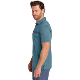 TravisMathew TMA41462 Glenview Stripe Polo Shirt - Stellar Blue
