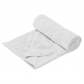 Port Authority TW21 Microfiber Stay Fitness Mat Towel - White