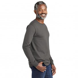 Volunteer Knitwear VL100LS All-American Long Sleeve Tee - Grey Steel
