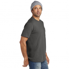 Volunteer Knitwear VL100LP All-American Pocket Tee - Grey Steel