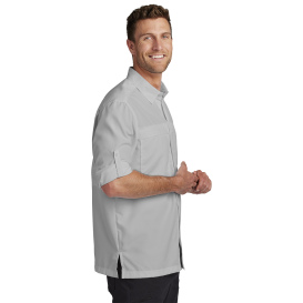 Port Authority W960 Long Sleeve UV Daybreak Shirt - Gusty Grey