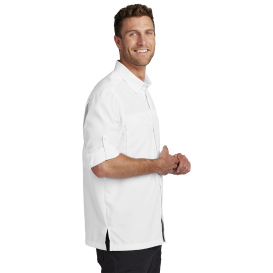 Port Authority W960 Long Sleeve UV Daybreak Shirt - White