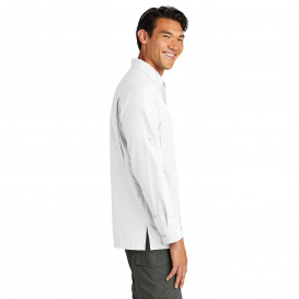 Port Authority W960 Long Sleeve UV Daybreak Shirt - White