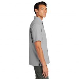 Port Authority W961 Short Sleeve UV Daybreak Shirt - Gusty Grey