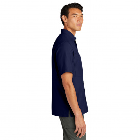 Port Authority W961 Short Sleeve UV Daybreak Shirt - True Navy