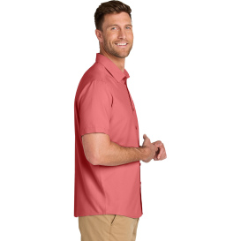 Port Authority W963 Short Sleeve UV Dockside Shirt - Coral Reef