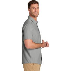 Port Authority W963 Short Sleeve UV Dockside Shirt - Gusty Gray