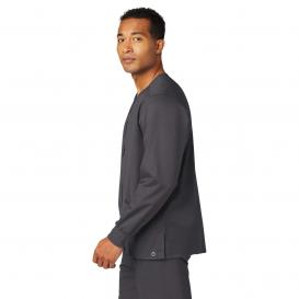 Wink WW3080 Unisex WorkFlex Snap-Front Scrub Jacket - Pewter