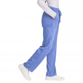 Wink WW4158 Women\'s Premiere Flex Cargo Pocket Scrub Pants - Ceil Blue