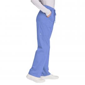 Wink WW4550P Women\'s Petite WorkFlex Cargo Pocket Scrub Pants - Ceil Blue