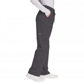 Wink WW4550P Women's Petite WorkFlex Cargo Pocket Scrub Pants - Pewter