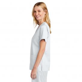 Wink WW4560 Women\'s WorkFlex V-Neck Scrub Top - White