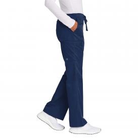 Wink WW4750 Women\'s WorkFlex Flare Leg Cargo Pocket Scrub Pants - Navy
