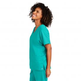 Wink WW4760 Women\'s WorkFlex Mock Wrap Scrub Top - Teal