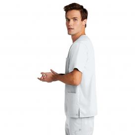 Wink WW5068 Men\'s Premiere Flex V-Neck Scrub Top - White