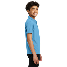Port Authority Y110 Youth Dry Zone UV Micro-Mesh Polo - Carolina Blue