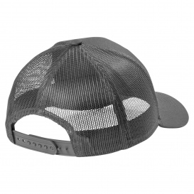 Port Authority YC402 Youth Snapback Trucker Cap - Grey Steel