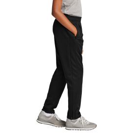 Sport-Tek YPST800 Youth Travel Pants - Black/Black