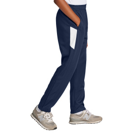 Sport-Tek YPST800 Youth Travel Pants - True Navy/White