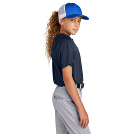 Sport-Tek YST359 PosiCharge Competitor 2-Button Henley - True Navy
