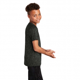Sport-Tek YST460 Youth Digi Camo Tee - Black