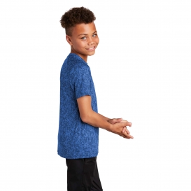 Sport-Tek YST460 Youth Digi Camo Tee - True Royal