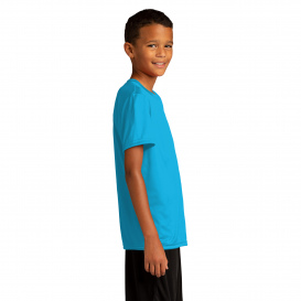 Sport-Tek YST720 Youth PosiCharge Re-Compete Tee - Atomic Blue
