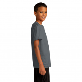 Sport-Tek YST720 Youth PosiCharge Re-Compete Tee - Iron Grey