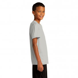 Sport-Tek YST720 Youth PosiCharge Re-Compete Tee - Silver